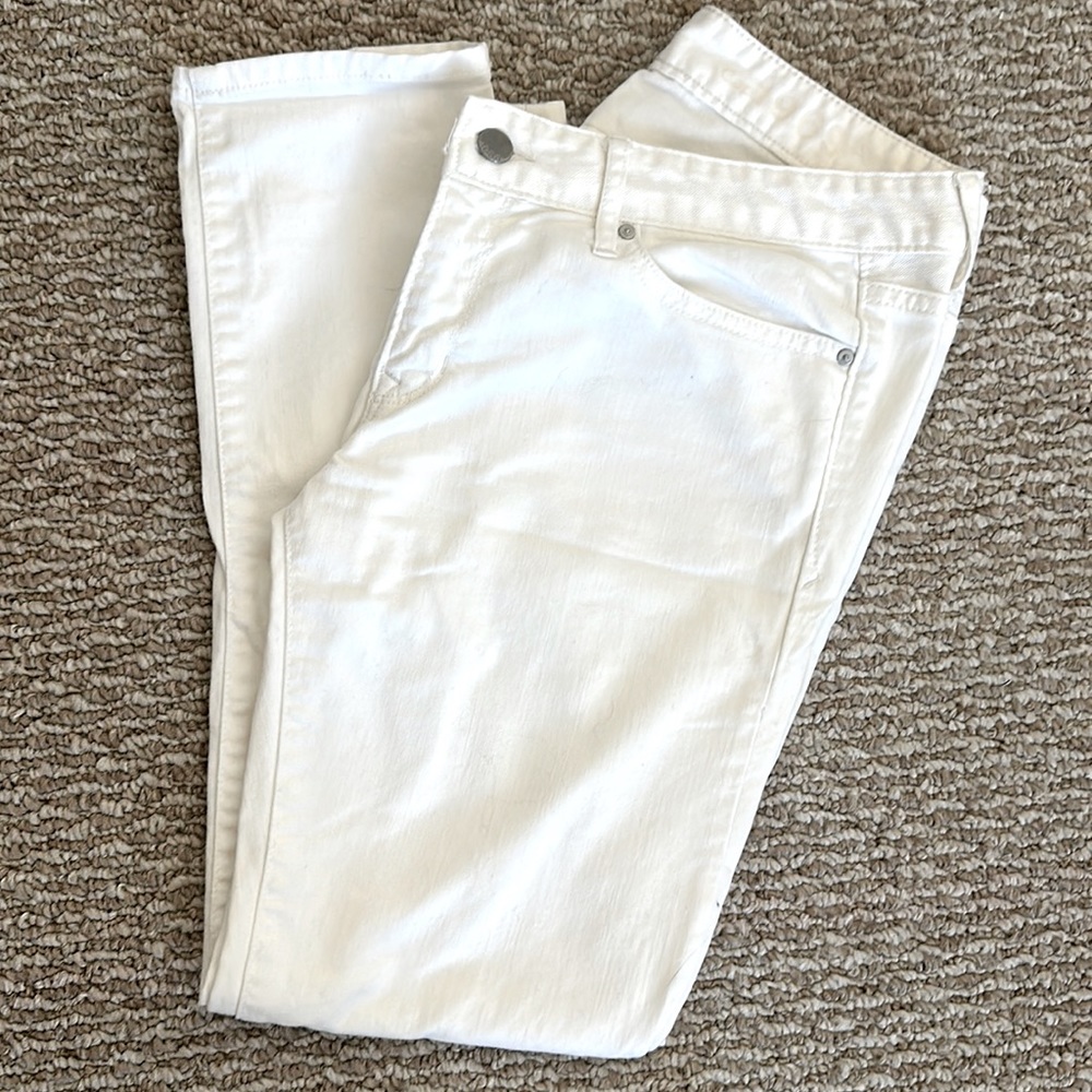 Gap always skinny white denim